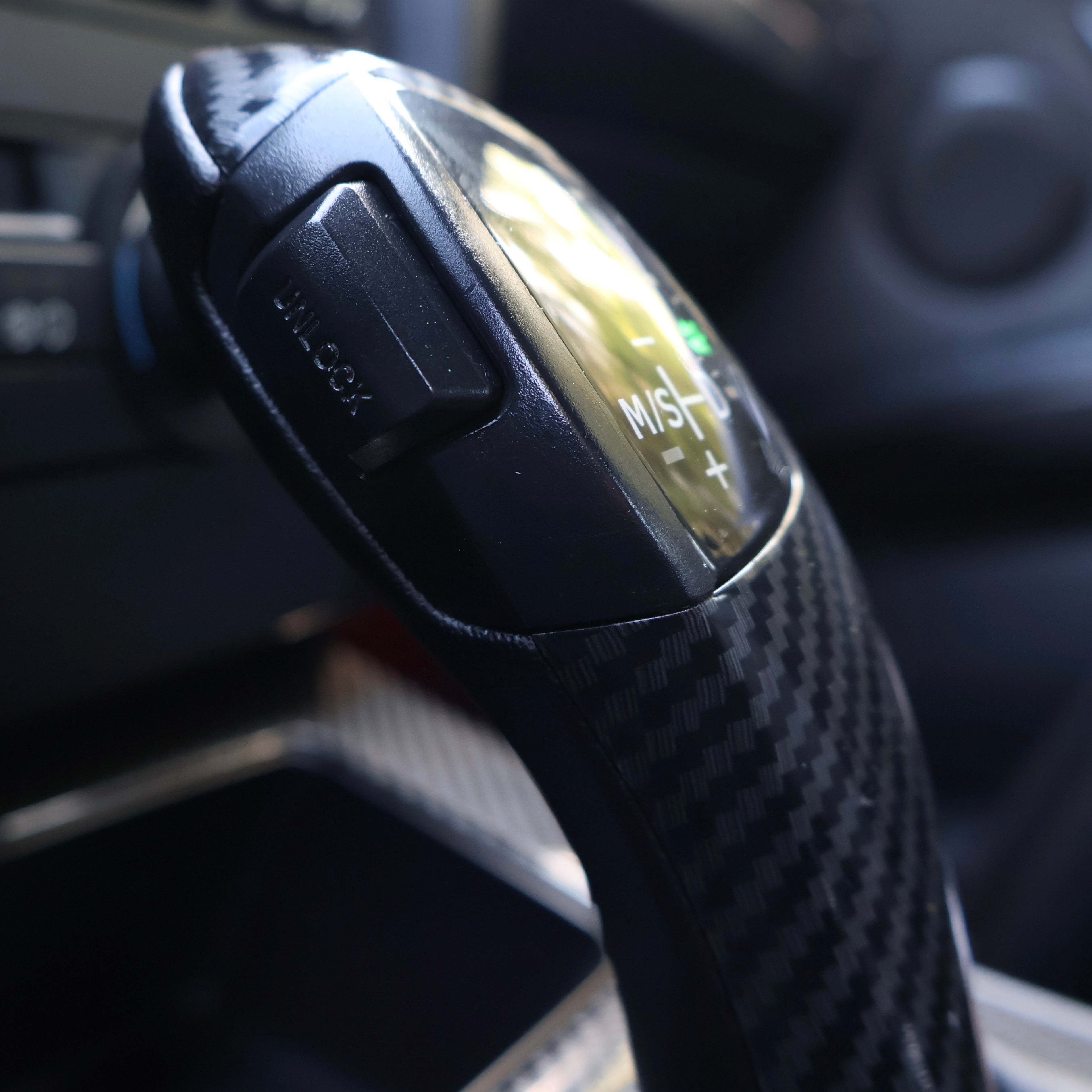 carbon fiber BMW shiftknob