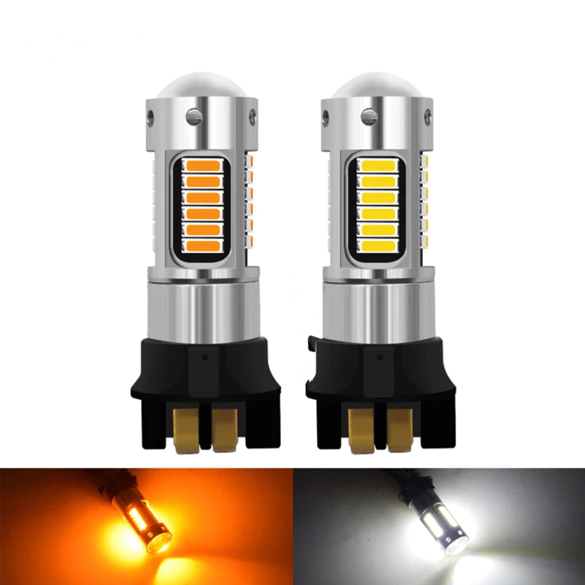 2x Front Turn Signal Bulbs For BMW E90 E92 F07 F10 F32 F33 F36 X5 X6 – 12V 24W