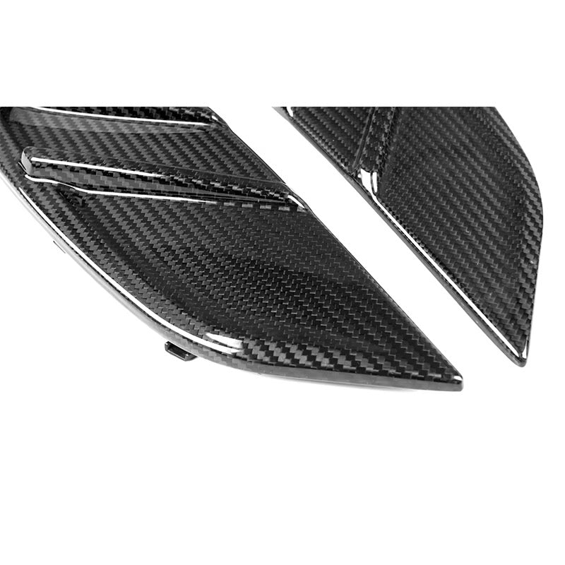 BMW G Series M3 Real Dry Carbon Fiber Fender Vent Replacement Covers (Predator Style) | fits G80 G82 G83 | Sedan, Coupe, Convertible