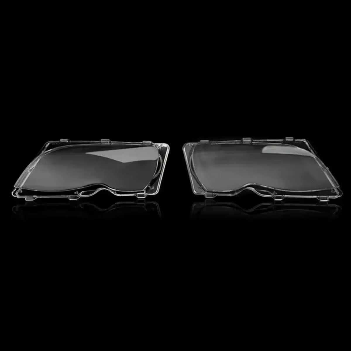 BMW 3-Series E46 Sedan/Hatchback Replacement Headlight Lens Covers (Facelift) | 2002-2005 325i 328i 330i