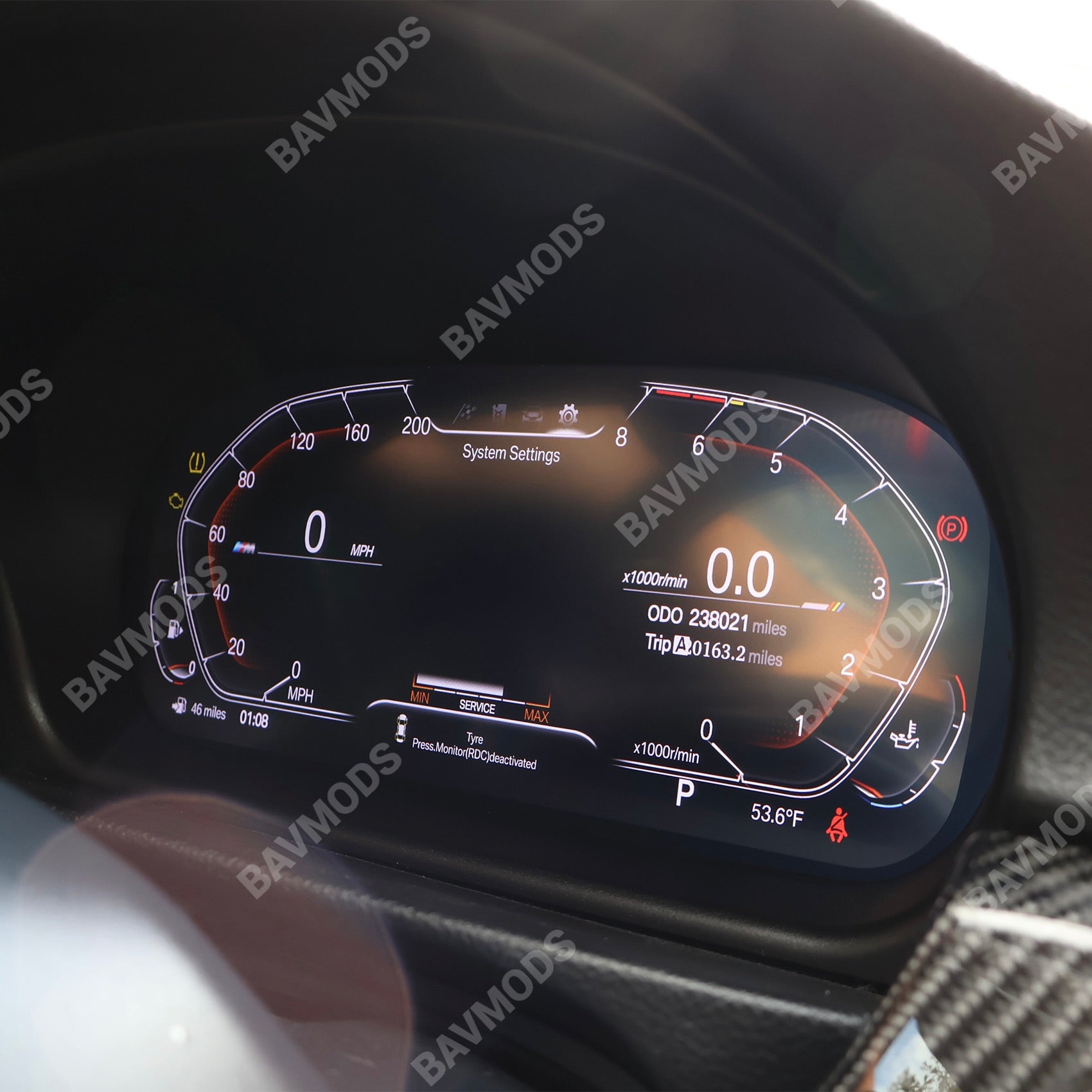 BAVMODS® 1 3 4 5 7 Series Digital Dashboard Gauge Cluster | E90 E91 E92 E93 F30 F32 F34 F36 E60 E61 E81 E82 E87 E88 E89 Z4 M3 M4 M5 328i 335i M3