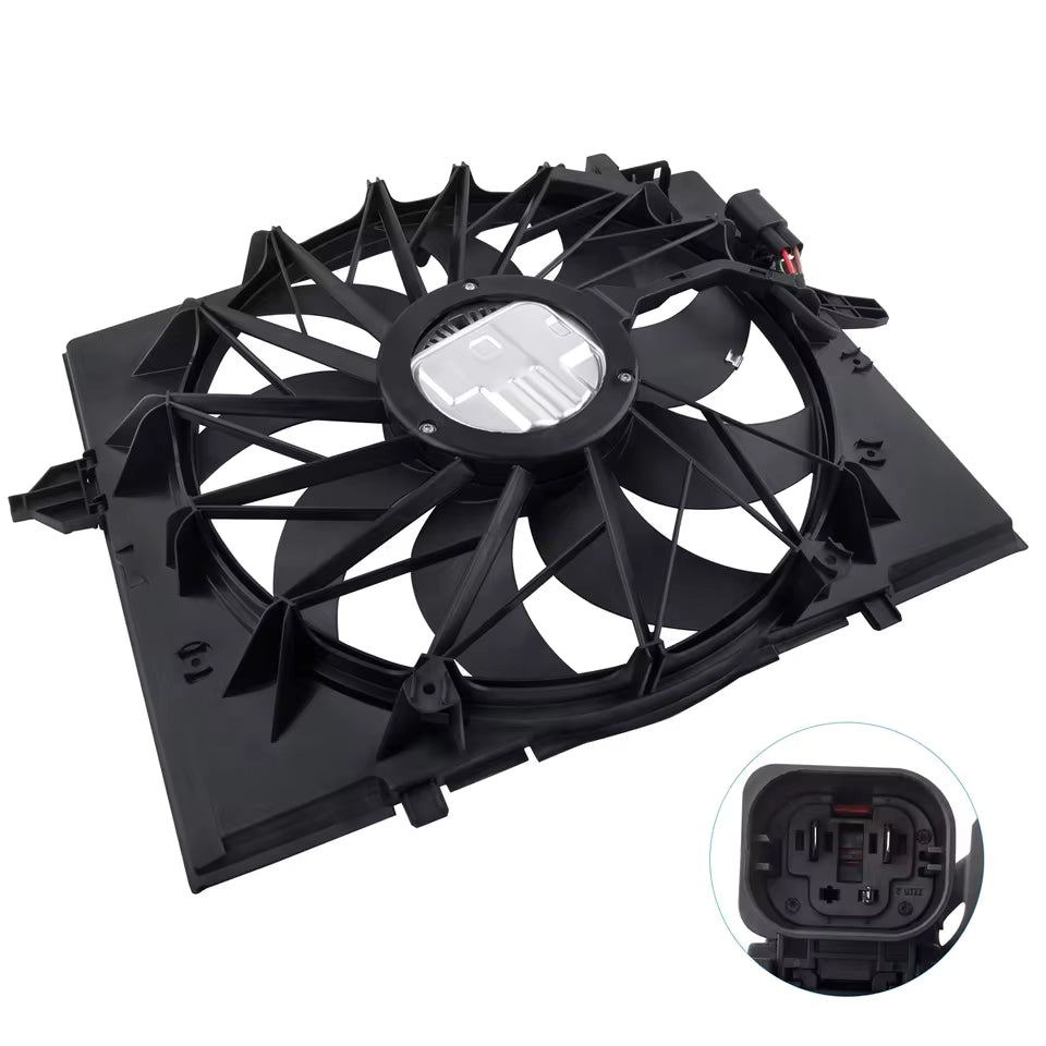 BMW E63/E64 6 Series Radiator Cooling Fan Shroud Assembly & Housing ...