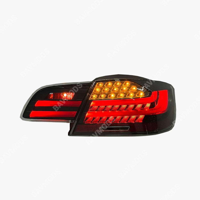  E92 E93 LEDテールライト（社外品） BMW E93 3 Series Convertible Smoked LCI Style Full LED Taillights