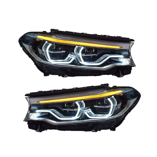 BMW 5 Series G-Chassis 'Viper' LED Headlights Upgrade | G30 G38 520i 530i M550i 2018-2020