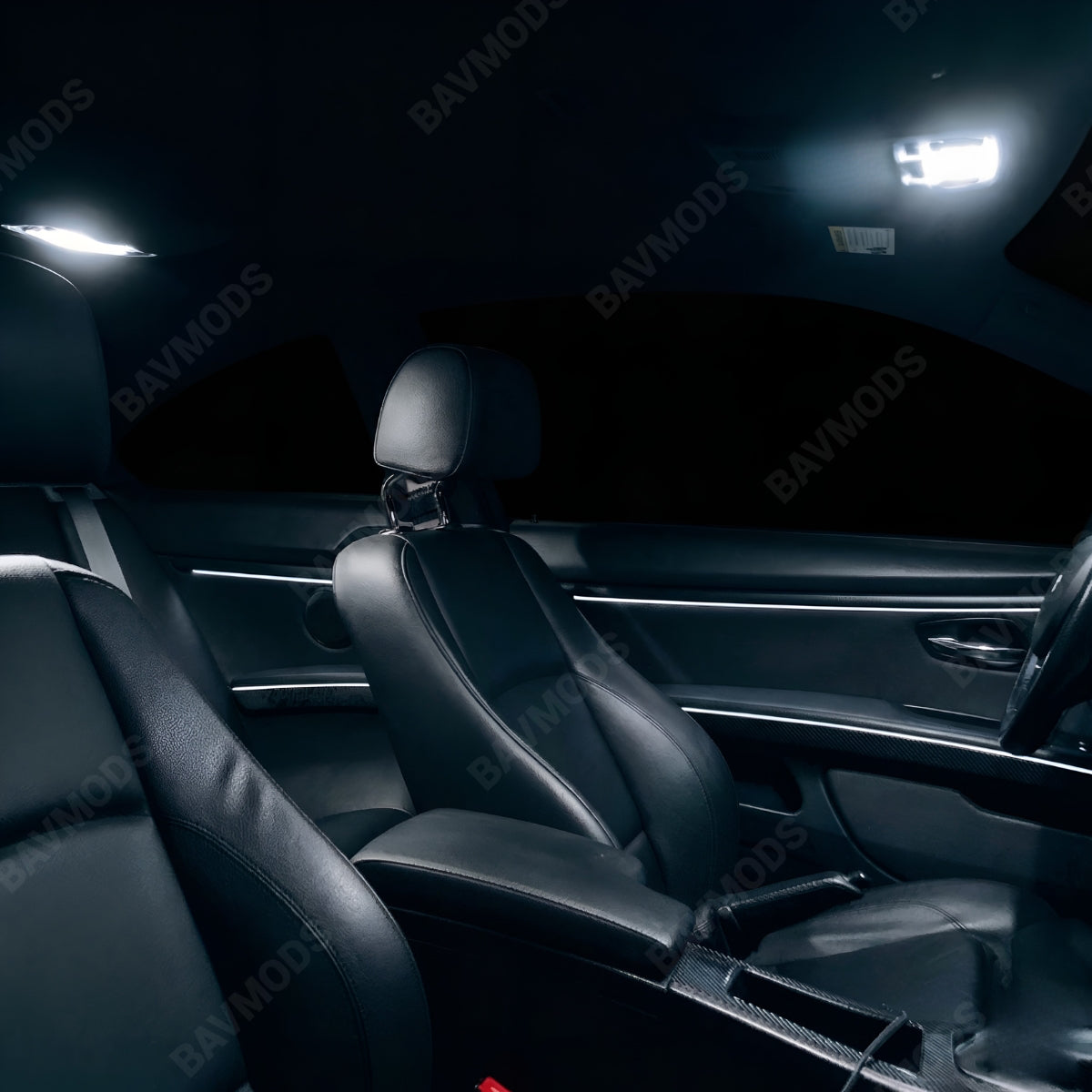 BMW E9X 3 Series Full Interior LED Light Kit – Complete 6000K White Bulb Replacement Set, Error-Free OEM+ Cabin Lighting Upgrade - Fits Various Models Including E81 E82 E87 E88 E46 E90 E91 E92 E93 E60 E61 328i 330i 335i M3 and More