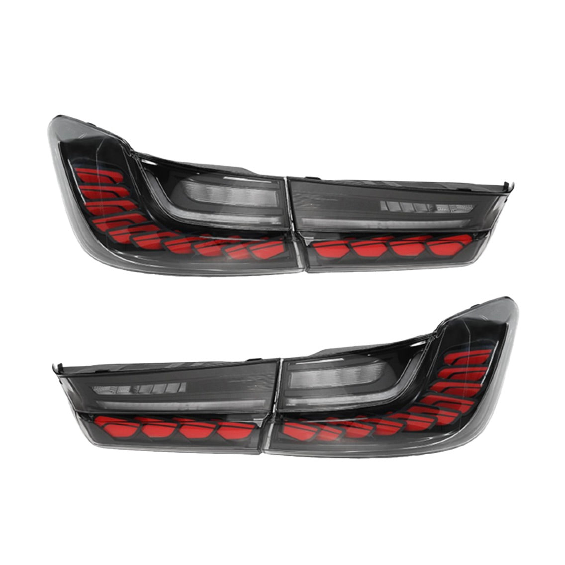 BMW 3 Series GTS Style Dragon Scale OLED Taillights | G20 G28 G80 320i 330i M340i M3 | 2018-2022 G-Chassis