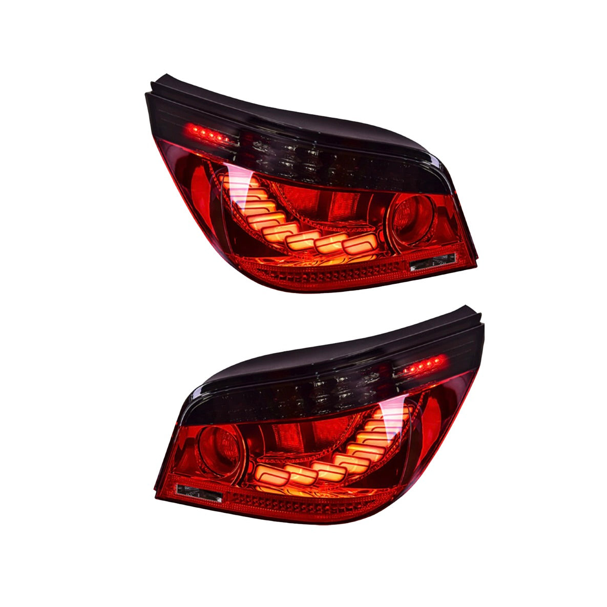 BMW 5 Series E60 Dragon Scale GTS Style LED Taillights | 525i 528i 530i 535i 540i M5 2003-2009