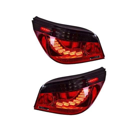 BMW 5 Series E60 Dragon Scale GTS Style LED Taillights | 525i 528i 530i 535i 540i M5 2003-2009