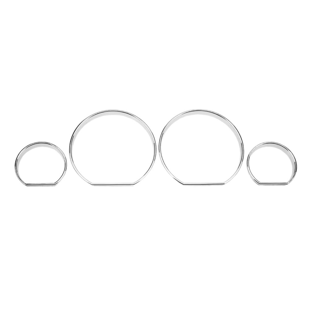 BMW 3 Series Upgraded Chrome Gauge Cluster Bezel Rings | E46 Coupe Sedan M3 1999-2006