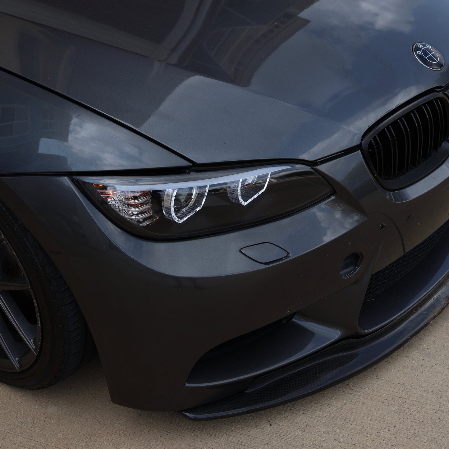 BMW 3 Series Upgraded ‘Vader’ M4-Style LED DTM Halo Headlights (fits Pre-LCI and LCI) | E92 E93 328i 330i 335i M3