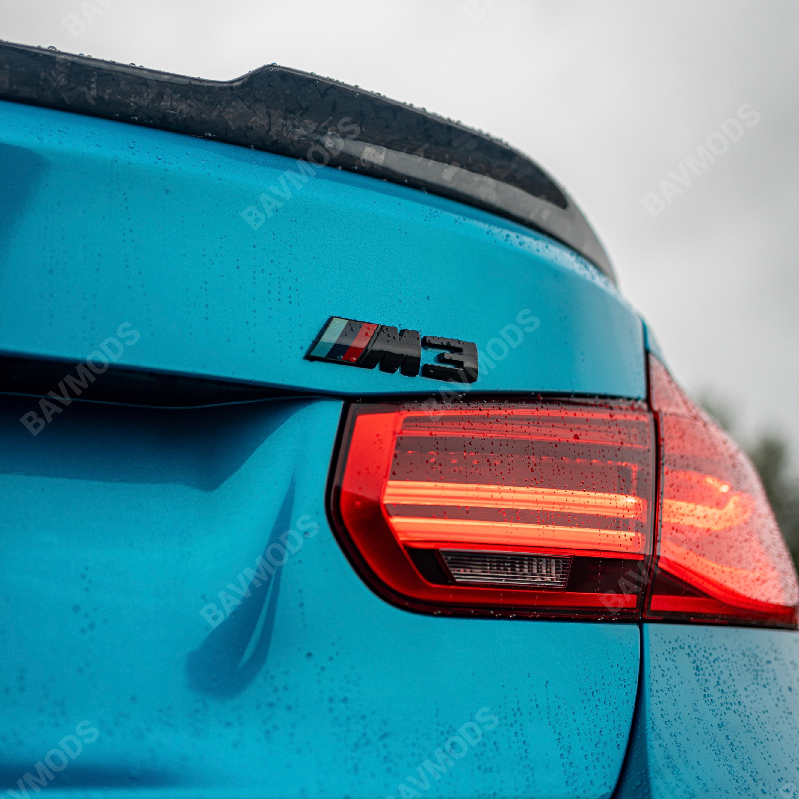 BMW F80 M3 Gloss Black Trunk Emblem Badge – OEM+ Style Rear-End Refres ...