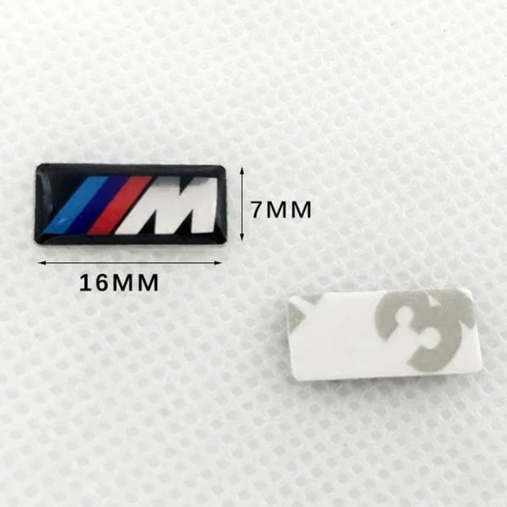 BMW 'M' Logo Steering Wheel Rim Emblem Badge (5-pack) | E90 E92 F30 E60 328i 335i M3
