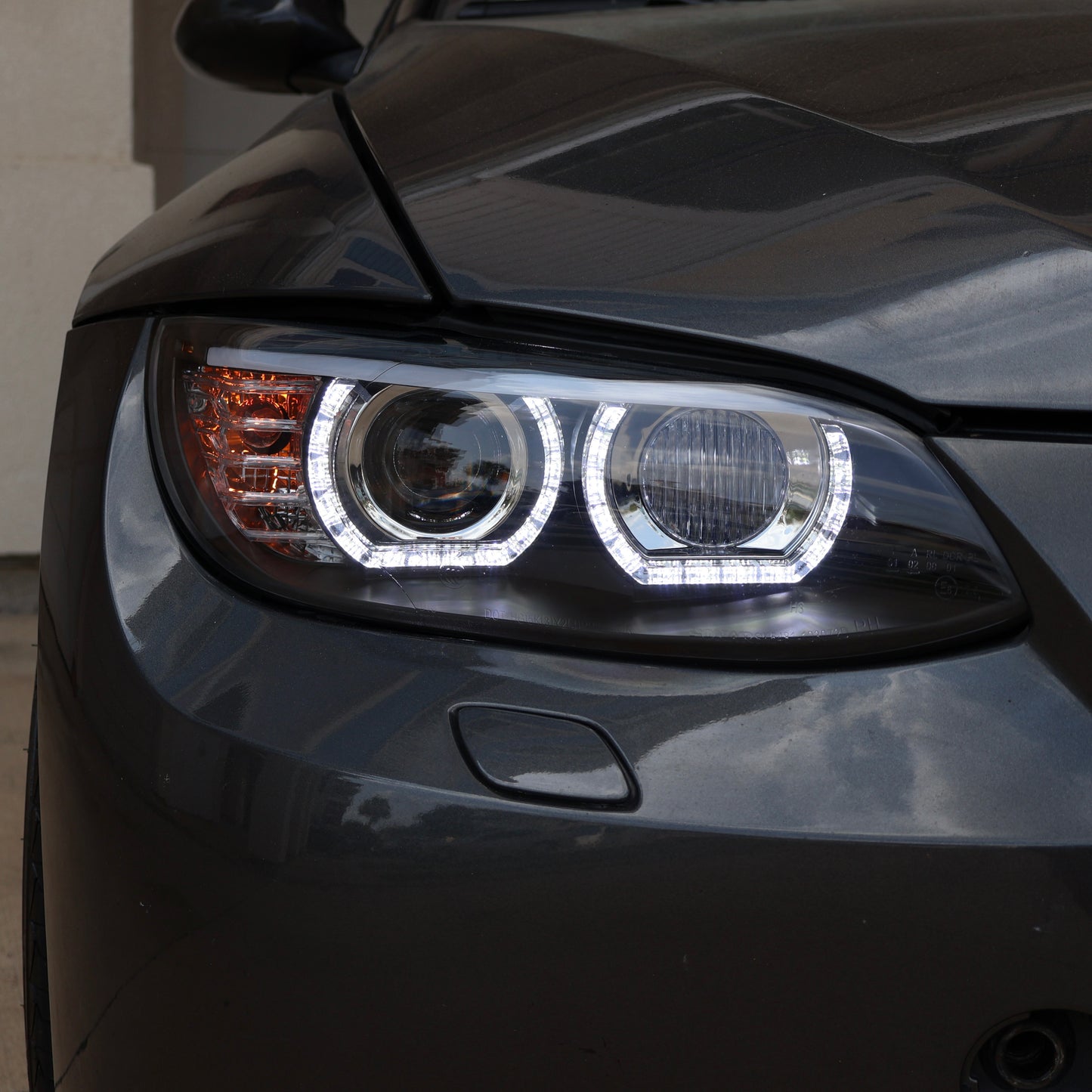 BMW 3 Series Upgraded ‘Vader’ M4-Style LED DTM Halo Headlights (fits Pre-LCI and LCI) | E92 E93 328i 330i 335i M3