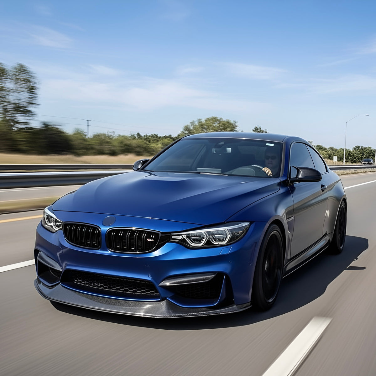 BMW F80 M3 Lightweight Real Carbon Fiber Bumper Front Lip - Reaper Sty ...