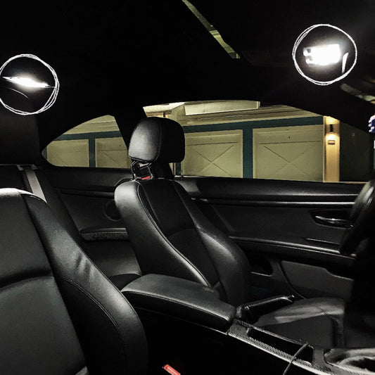 Kit Luces Interior LED BMW E90 E92 6000K Blanco (CANBUS SIN ERRORES)