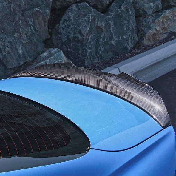 BMW 3 Series PSM Style High-Kick Real Carbon Fiber Trunk Spoiler | E92 328i 335i M3