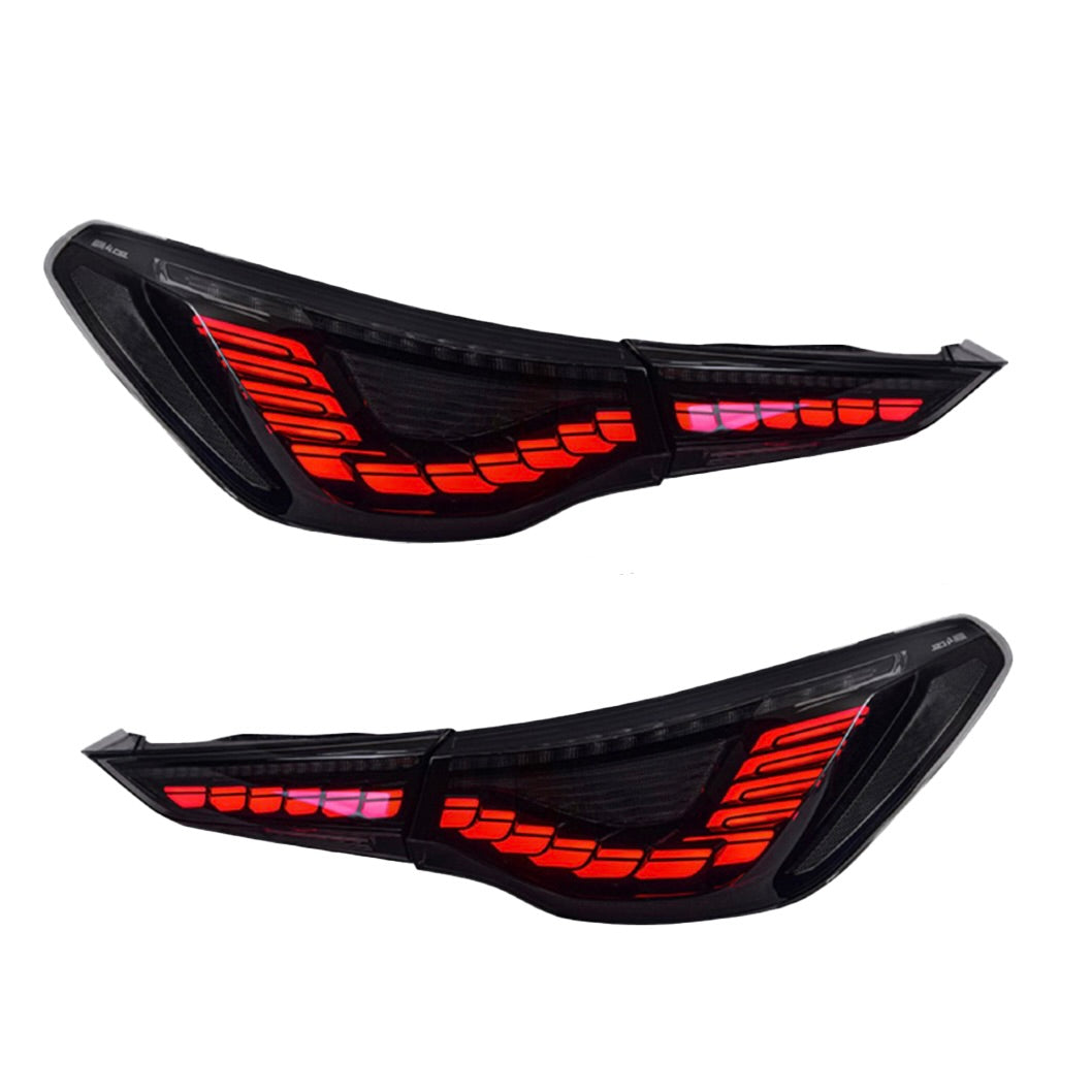 BMW 4 Series Coupe Convertible GTS Style Dragon Scale OLED Taillights (V2) | G22 G23 G82 420i 430i M440i M4 | 2021-2026 G-Chassis