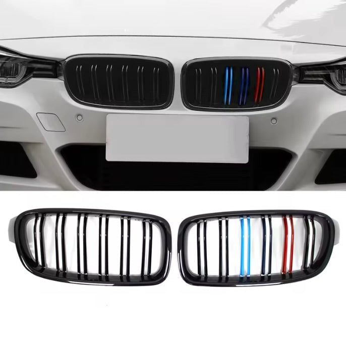201f35 Color BMW 3 Series Sedan / Wagon Blackout Kidney Grilles | F30 F31 F35 | 320 ...