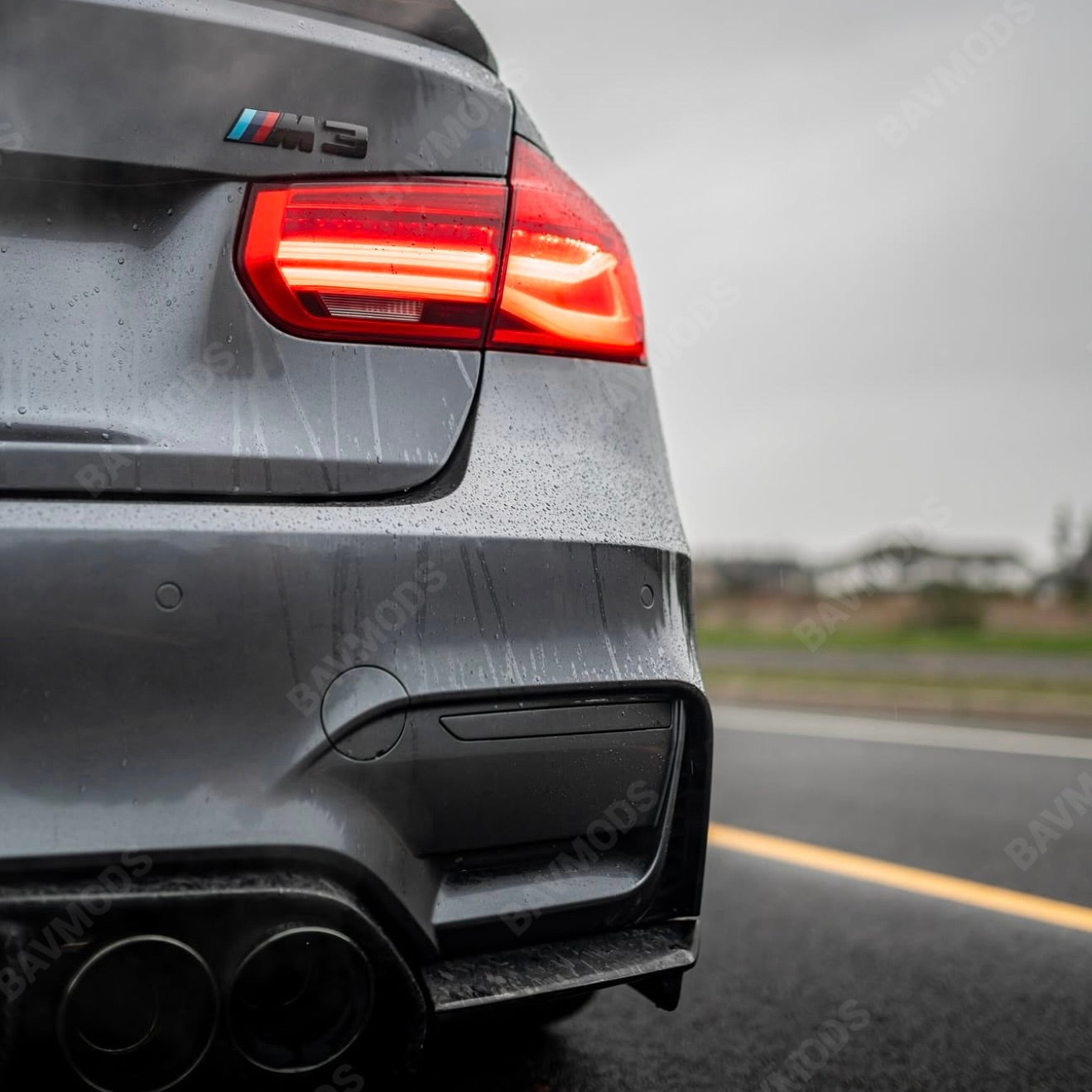 BMW F80 M3 / F82 F83 M4 ‘VORTEX’ Rear Diffuser – Real Forged Carbon Fiber