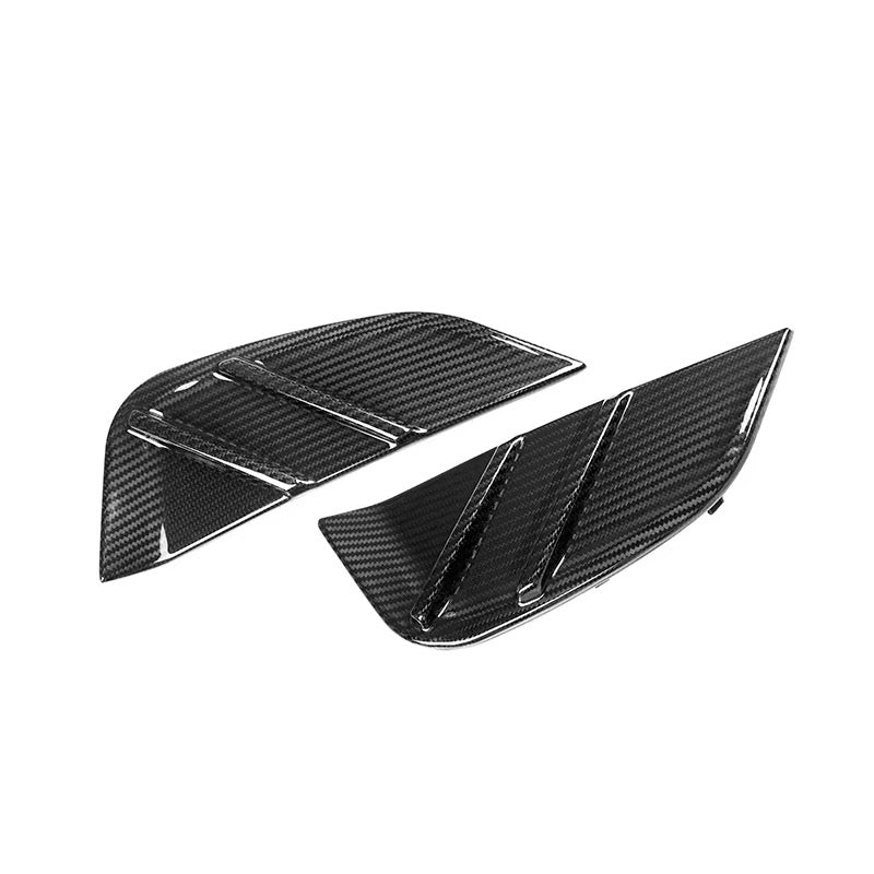 BMW G Series M3 Real Dry Carbon Fiber Fender Vent Replacement Covers (Predator Style) | fits G80 G82 G83 | Sedan, Coupe, Convertible