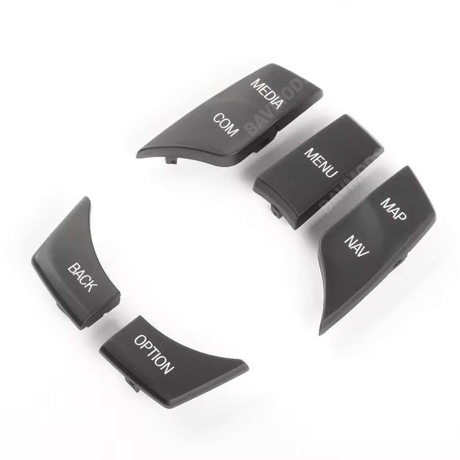 Upgraded Replacement BMW CIC iDrive Button and Knob Cover Set