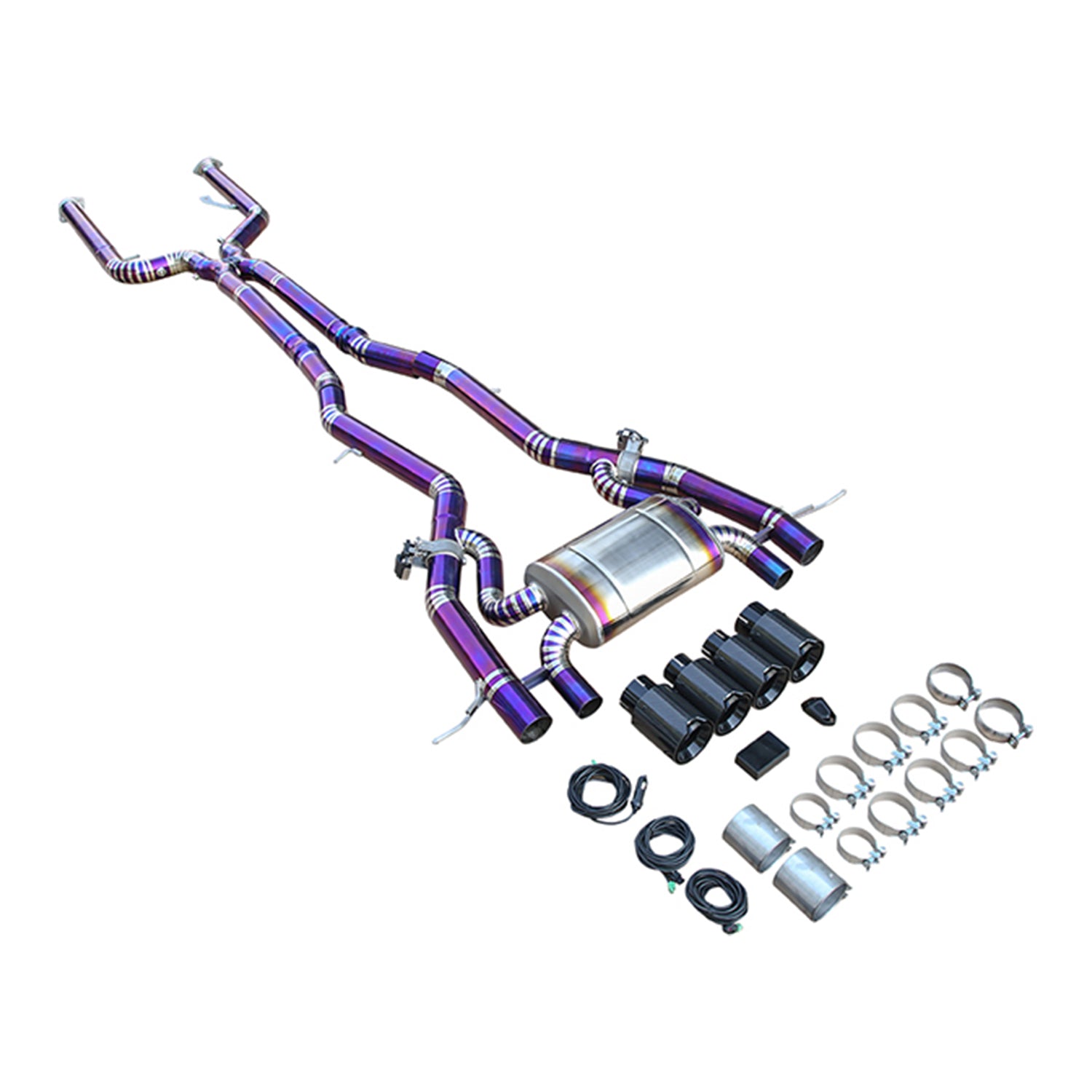 BMW G82/G83 M4 Valved Titanium Alloy Catback Exhaust System – OEM+ Str ...