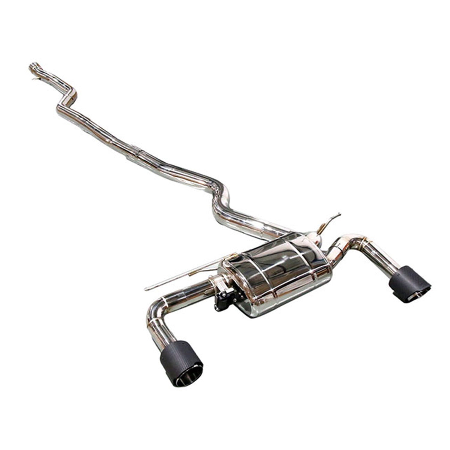 BMW F30/F31 Valved Cat-Back Dual-Tip Exhaust System – Fits Sedan