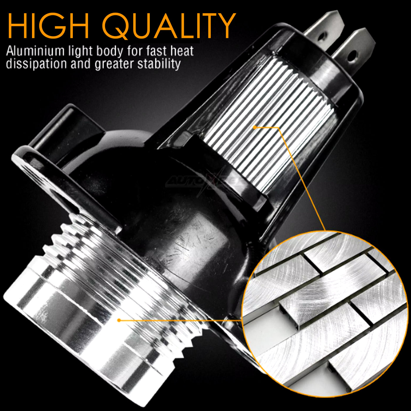 BMW 3 Series Pre-LCI LED Angel Eye Halo Bulb Pair for Halogen Headligh ...