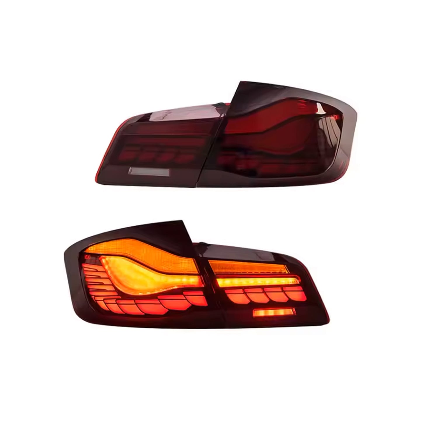 BMW 5 Series F10/F18 OLED GTS Style Dragon Scale Taillights | Fits 528i 530i 535i 540i 545i M5