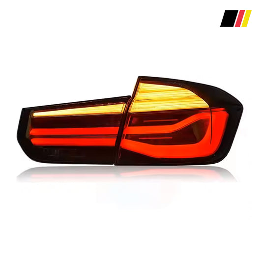 BMW 3 Series Upgraded LCI Style OLED Taillight Assemblies | F30 F35 F80 328i 330i 335i M340i