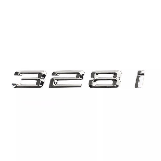 BMW 3 Series Silver Chrome Trunk Emblem Badge (OEM+) | E90 E92 328i 330i 335i M3