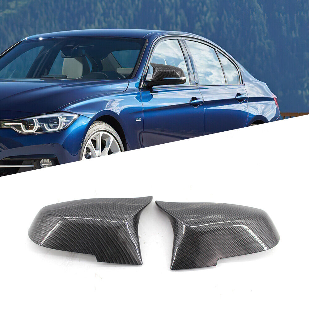 BMW 1 2 3 4 X M-Style Real Carbon Fiber Mirror Caps | F30 F32 F34 328i 335i  340i 828i 430i 435i 440i