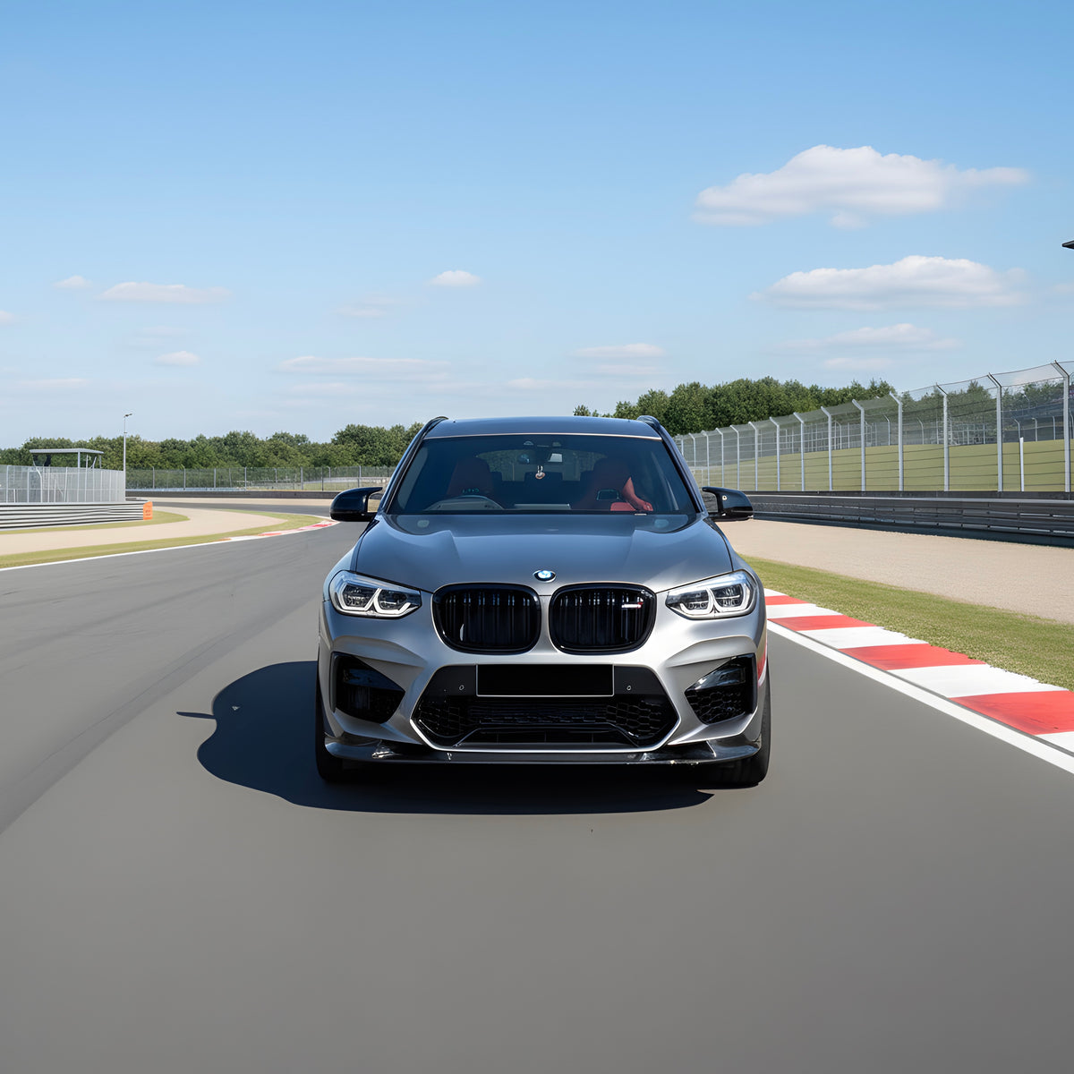 BMW F98 X4M / X4 M40i Real Twill Carbon Fiber Front Lip Splitter – Wra ...