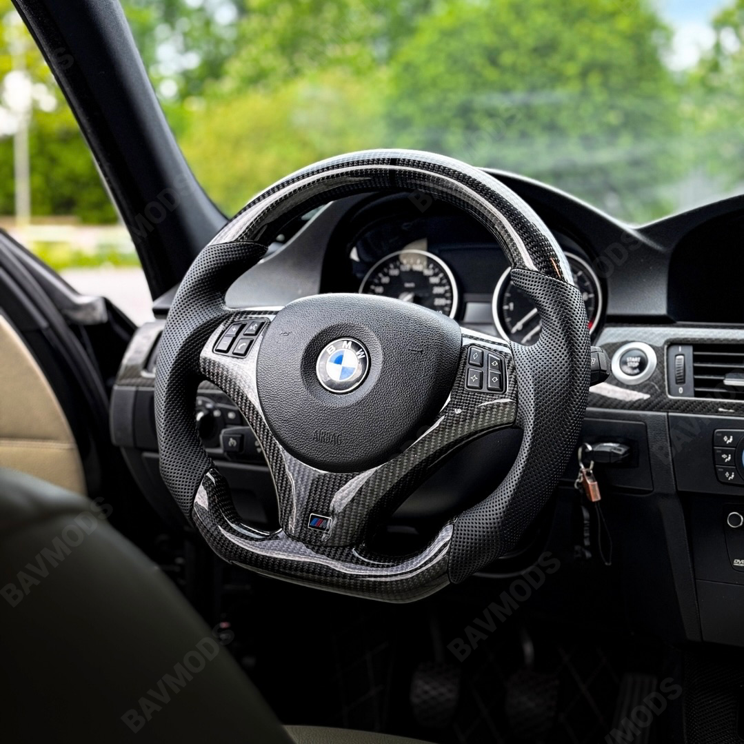 BMW E90 E91 E92 E93 E88 E87 E82 E81 E84 X1 E89 Z4 ラジエター ラジエーター OEM 新品 1711-7559-273 COOLXPERT製 BMW 1 3 Series Flat-Bottom Carbon Fiber Steering Wheel (No Paddle