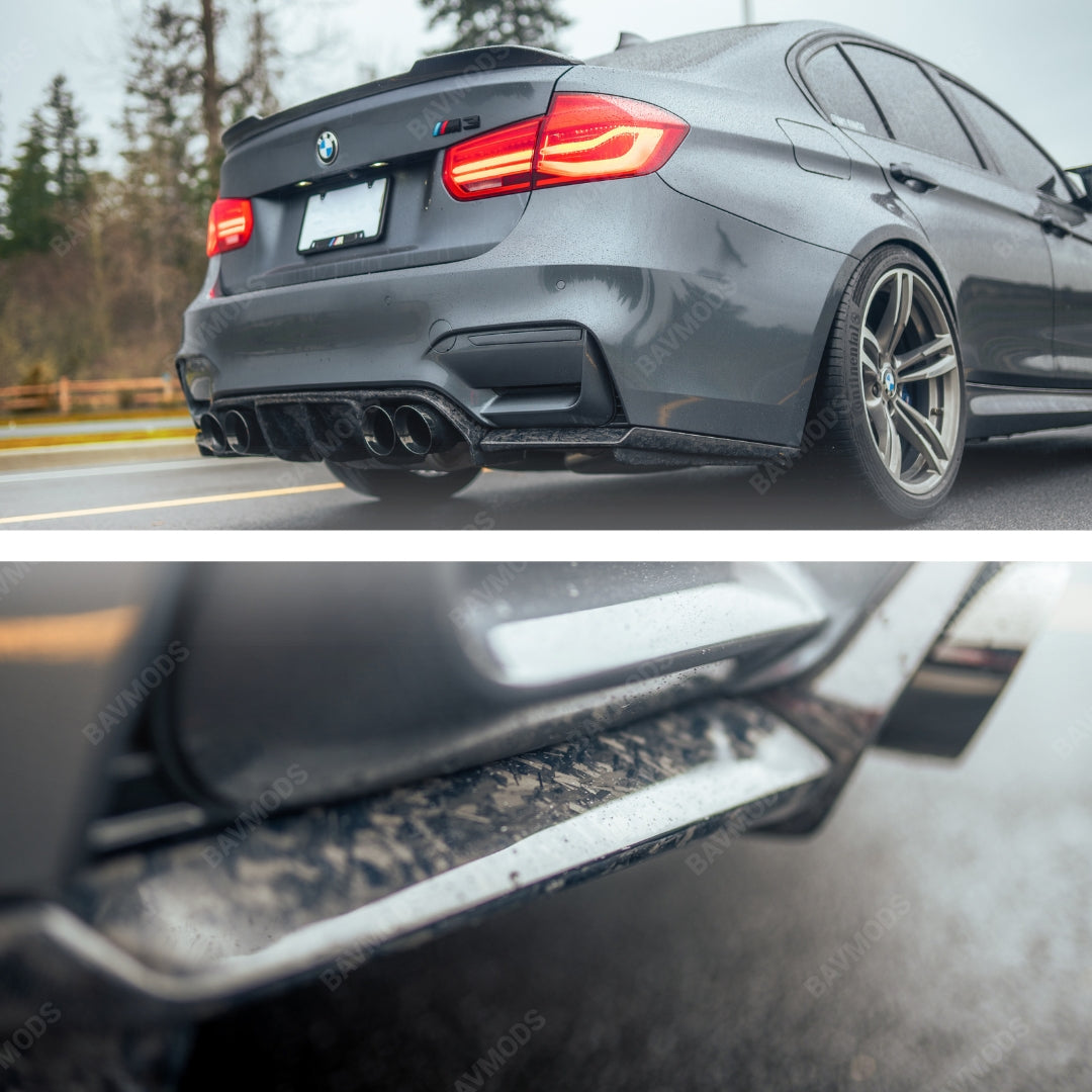 BMW F80 M3 / F82 F83 M4 ‘VORTEX’ Rear Diffuser – Real Forged Carbon Fiber