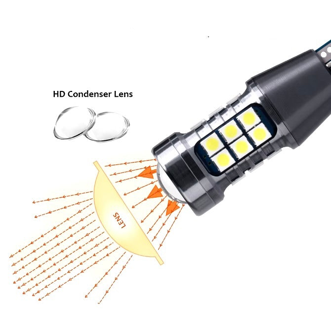 BMW 1 3 5 Series 180 Degree White LED Reverse Light Bulbs (W16W T15) | E90 E91 E92 E93 325i 328i 330i 335i