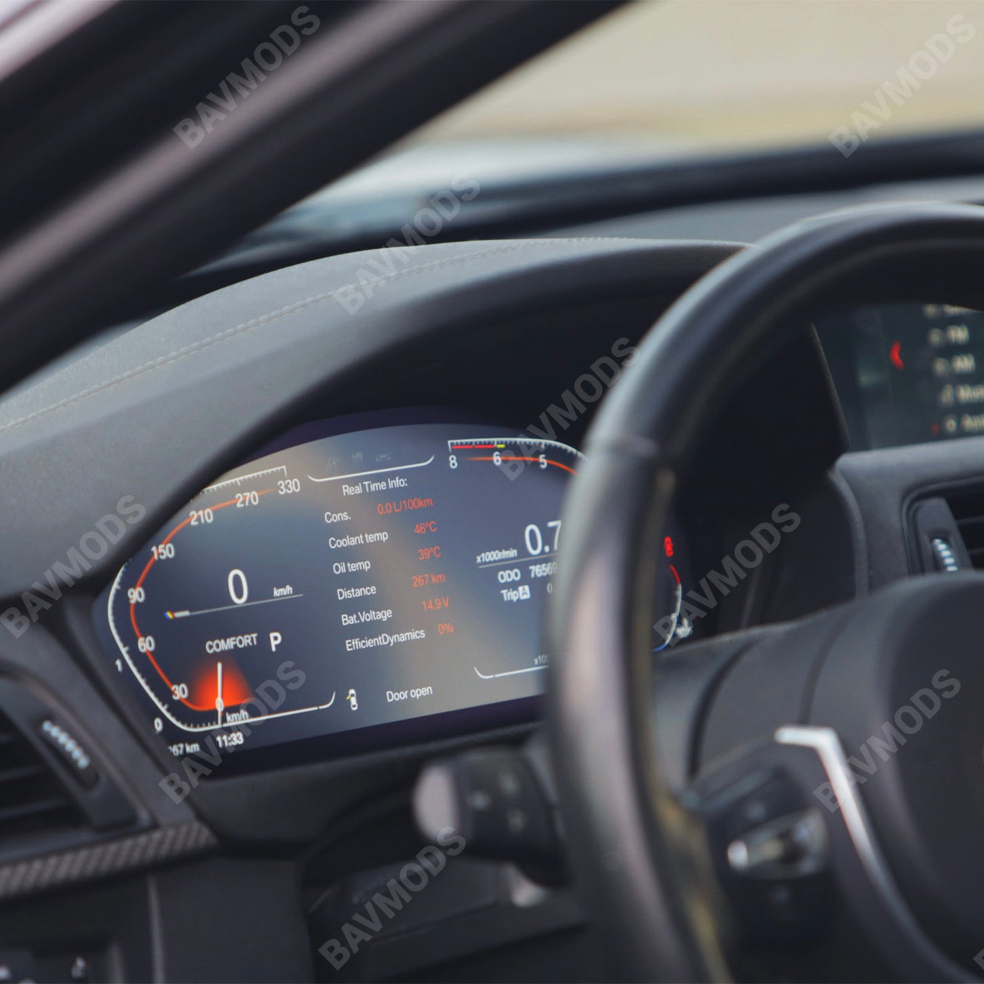 BAVMODS® 1 3 4 5 7 Series Digital Dashboard Gauge Cluster | E90 E91 E92 E93 F30 F32 F34 F36 E60 E61 E81 E82 E87 E88 E89 Z4 M3 M4 M5 328i 335i M3