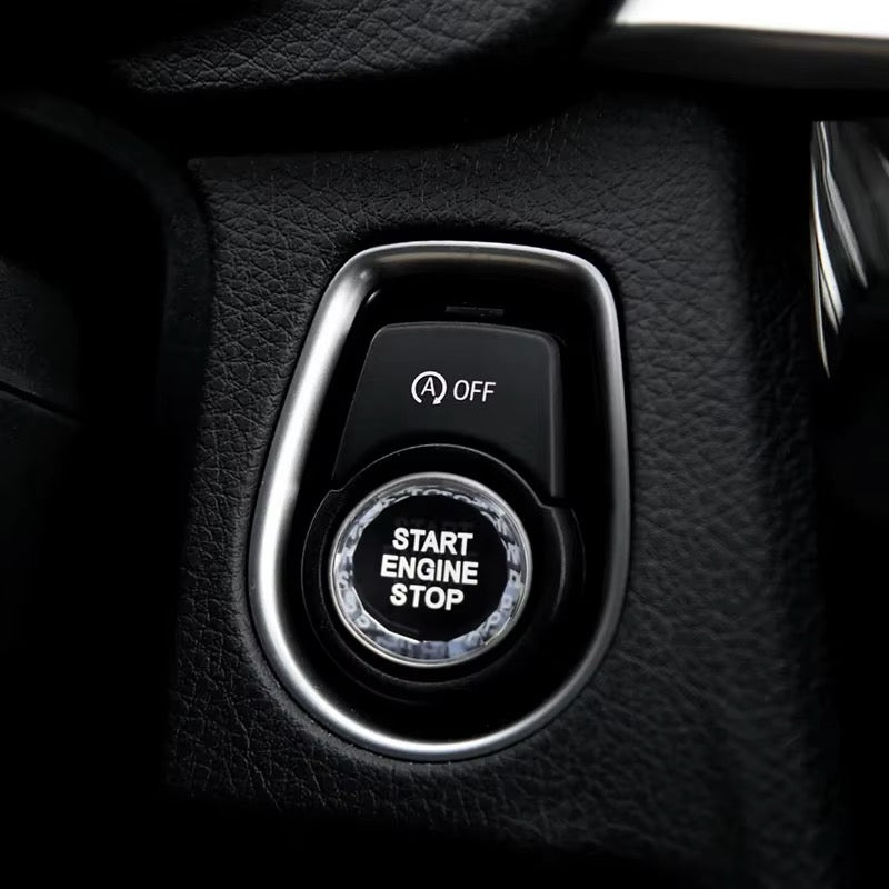 BMW 1 3 5 Series Upgraded Crystal Push Start Button | F20 F22 F30 F34 F10 F18 F32 F01 F02 X1 X3 X4 X5 X6 G20 G30 G01