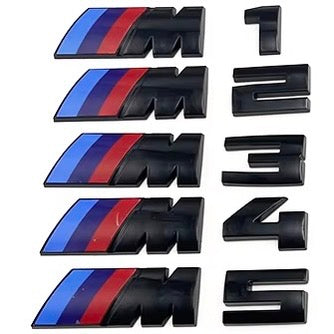 BMW F82 M4 Replacement Gloss Black Trunk Emblem Badge (OEM+)