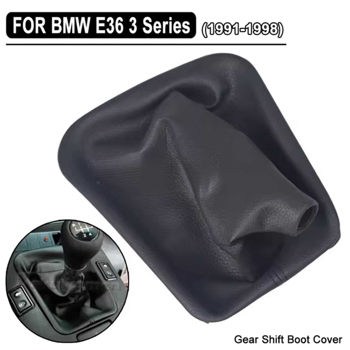 BMW 3 Series E36 Manual Style Gearshift Shiftboot (1991-1999) | Pre-LCI, LCI & M3 Models