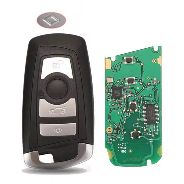 BMW 1 3 5 7 F-Series Keyfob Case with Transmitter Chip (315/433/868MHz) | F20 F22 F32 F34 X5 X6