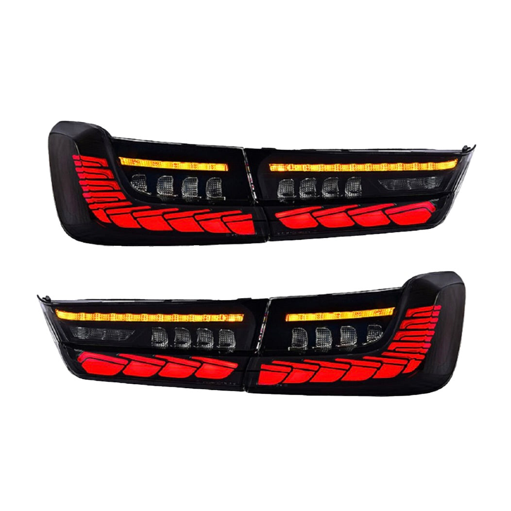 BMW 3 Series GTS Style Dragon Scale 'Laser' OLED Taillights | G20 G28 G80 320i 330i M340i M3 | 2018-2022 G-Chassis