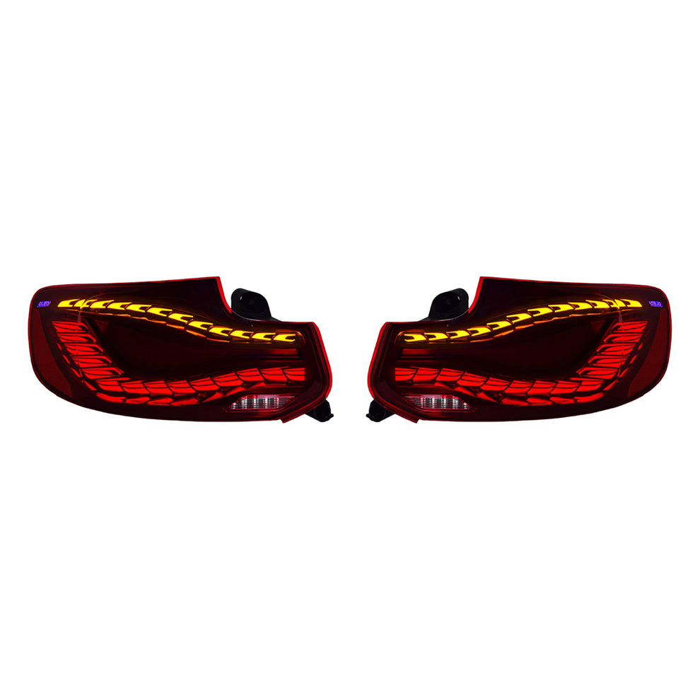 BMW 2 Series GTS Style Dragon Scale OLED Taillights (V2) F22 F87 228