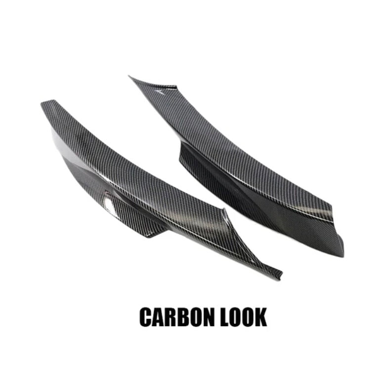 5-Piece Glossy Black Front Bumper Lip & Side Skirt Splitter Kit For BMW E90 E92 E93 3 Series (325i, 335i, 328i)