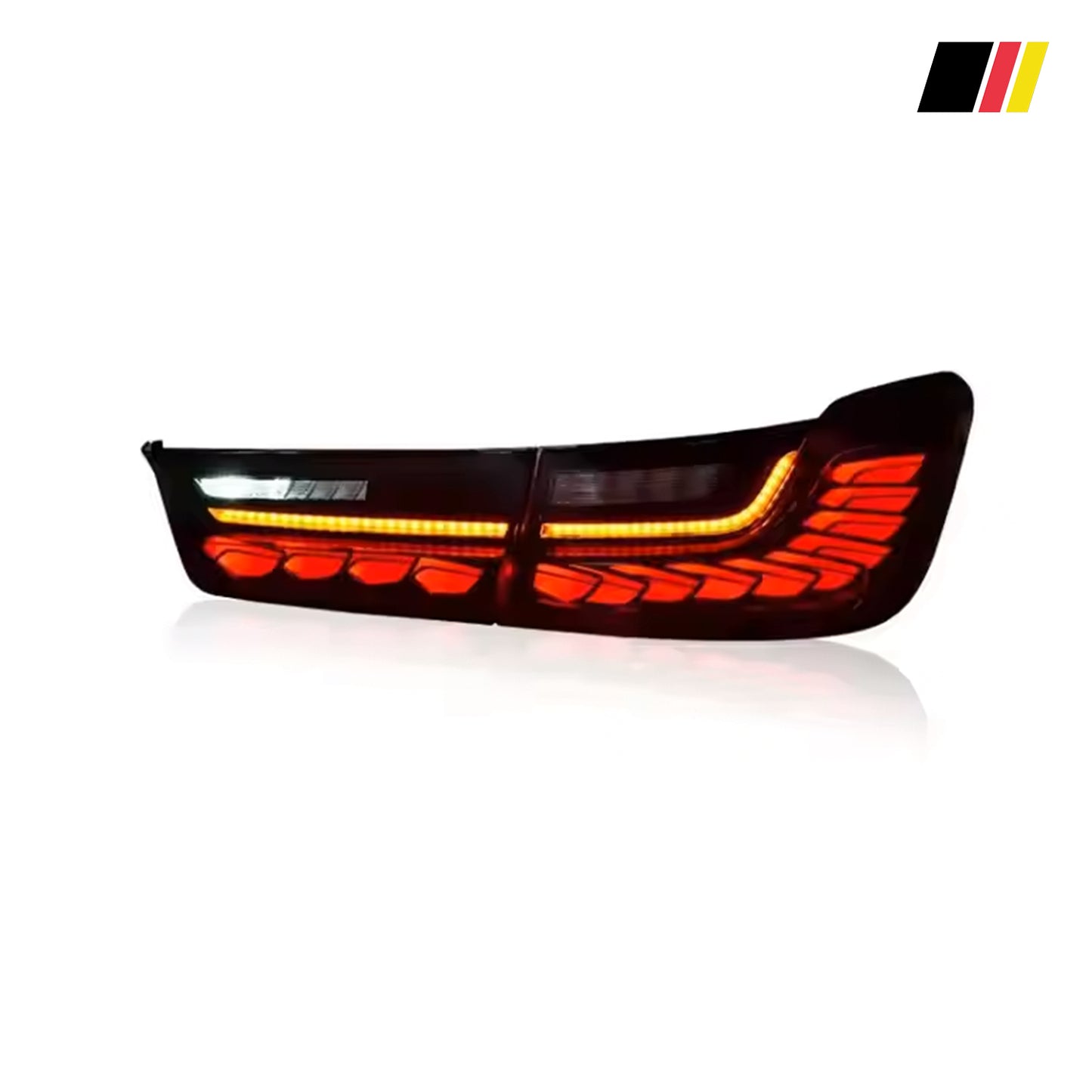 BMW 3 Series GTS Style Dragon Scale OLED Taillights | G20 G28 G80 320i 330i M340i M3 | 2018-2022 G-Chassis