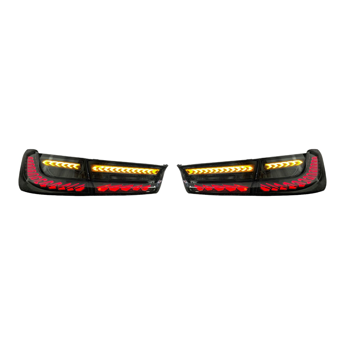 BMW 3 Series GTS Style Dual Dragon Scale OLED Taillights (V2) | G20 G28 G80 320i 330i M340i M3 | 2018-2022 G-Chassis