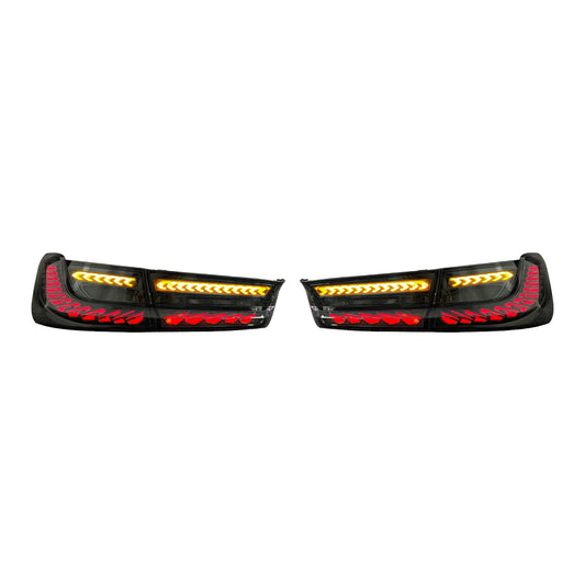 BMW 3 Series GTS Style Dual Dragon Scale OLED Taillights (V2) | G20 G28 G80 320i 330i M340i M3 | 2018-2022 G-Chassis