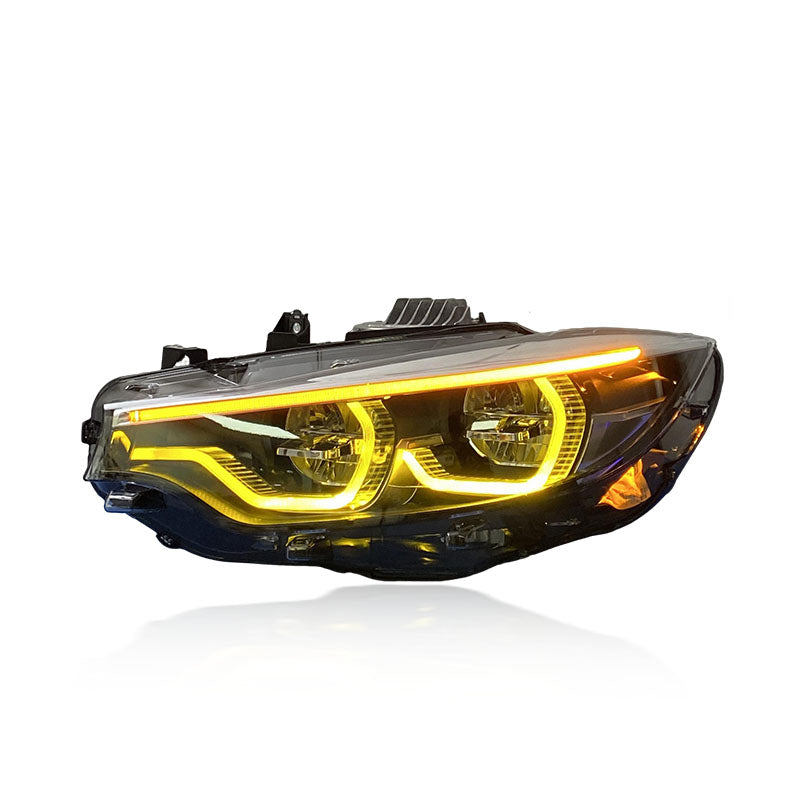 BMW F32/F33/F36 4 Series Tri-Color Switchback Headlight Assemblies