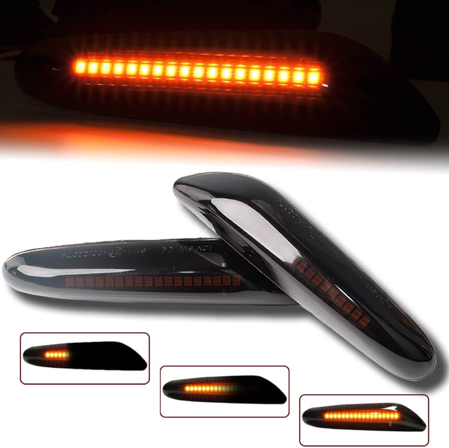 BMW LED Sequential Side Marker Turn Signals | E60 E81 E82 E87 E88 E90 E91 E92 E93 E46 M3