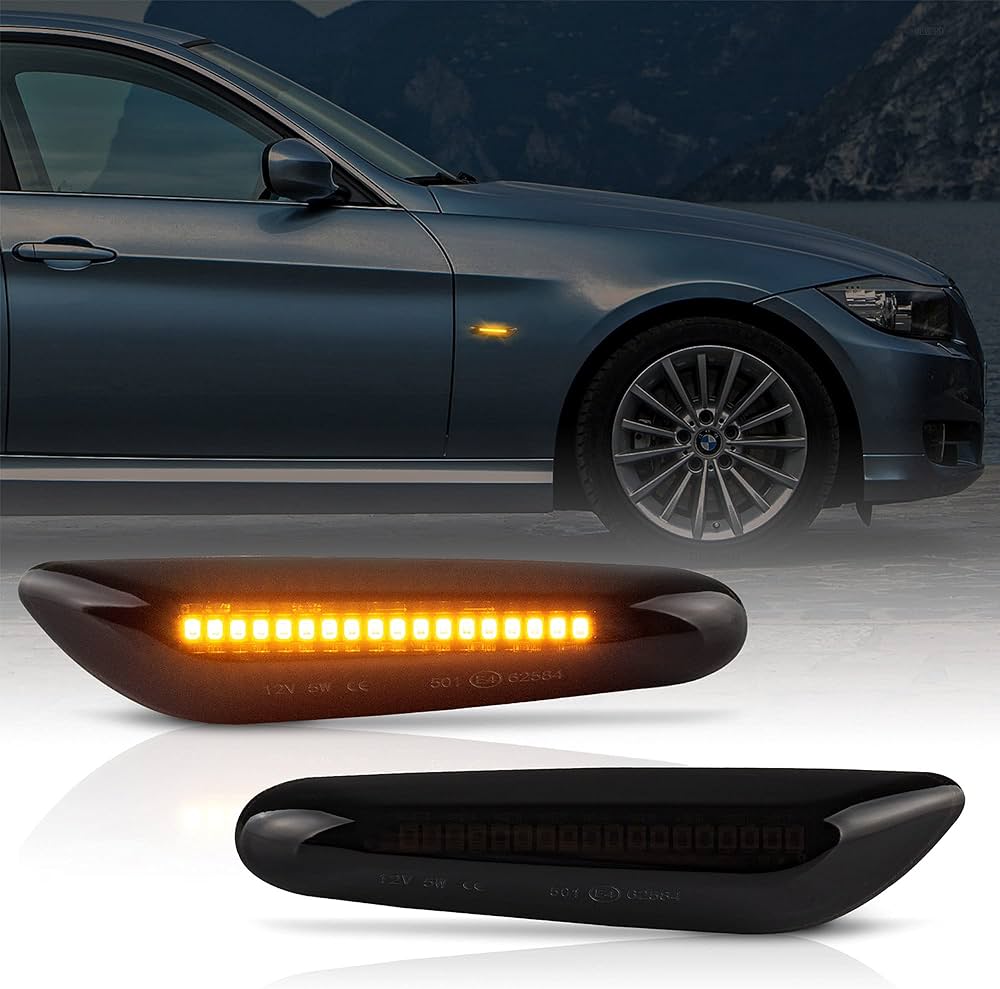 BMW LED Sequential Side Marker Turn Signals | E60 E81 E82 E87 E88 E90 E91 E92 E93 E46 M3